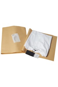 PC014 Kraft paper clothing wrapping paper gift packaging bag pants T-shirt wrapping paper self-adhesive self-adhesive detail view-1